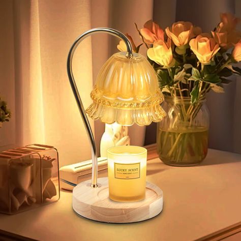 PRICES MAY VARY. 💖【Best Gift for Women】Candle Warmer lamp Set includes 1 candle lamp and 2 GU10 halogen bulbs (50W). Our candle warm lamp is a perfect gift for various holidays. This housewarming gift is a good choice for your lover, family and friends. Candle gifts for women are not only suitable for Valentine's Day gifts, Mother's Day gifts, birthday gifts, Teacher's Day gifts, and Thanksgiving Day. 💖【Safe and Environmentally Friendly】Candle warming lamp are a safer choice than traditional c Women Candle, Warm Lamp, Candle Melter, Lamp Flower, Peony Candle, Bedroom 2024, Candle Sets, Lamp Candle, Bedroom Candles