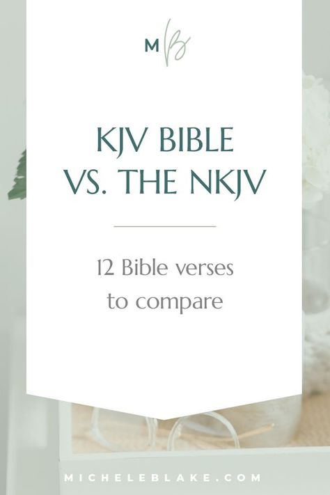 Which version of the Bible is the best? Aren't they basically all the same? Here are 12 verses of Scripture you absolutely must compare in the different versions. In fact, sometimes they say exactly the opposite of the King James Bible! If you're a serious student of the Word, this exercise will be well worth your time. #kjv #kjvbible #bibleverses #nkjv #nasb #niv #esv Kjv Vs Nkjv, Gods Encouragement, Sunday Bible Verse, James Bible Verses, Nkjv Bible, Kjv Bible Verses, Bible Verse For Moms, Bible Verse List, Esv Journaling Bible