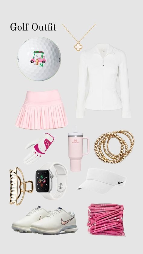 Modest Workout, Gym Ootd, Pilates Outfit, Gym Crush, Pink Preppy, Cute Gym Outfits, Gym Outfits, Gym Style, Golf Outfit