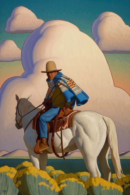 Logan Maxwell Hagere | Taos Plains Logan Maxwell, Western Pop Art, Kunst Inspo, Hiasan Bilik Tidur, Wal Art, Western Paintings, Hiasan Bilik, Cowboy Art, Southwest Art