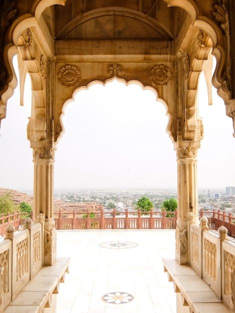 Photo jodhpur india beautiful view of ja... | Premium Photo #Freepik #photo #indian-architecture #monument #indian-heritage #ancient-city Heritage Background, Architecture Monument, Jaisalmer Fort, Amer Fort, Royal Indian, Royal Palaces, Red Fort, Golden City, Jaisalmer