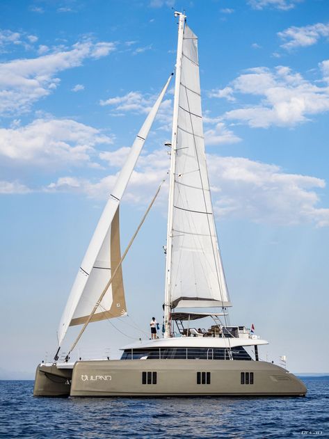 Charter VULPINO Sunreef 60 | Luxury crewed catamaran Croatia Living On A Catamaran, Gunboat Catamaran, Sunreef Catamaran, Solar Catamaran, Sunreef Yachts, Catamaran Sailing, Luxury Sailing Yachts, Catamaran Charter, Sailboat Yacht