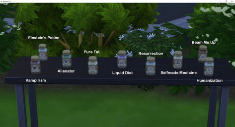 LittleMsSam's Sims 4 Mods — Herbalism | New Potions  This Mods adds new... Sims 4 Vampire, Sims 4 Game Packs, Sims Packs, Sims 4 Game Mods, Sims 4 Body Mods, Custom Recipe, Sims 4 Collections, Sims 4 Build, Sims 4 Game