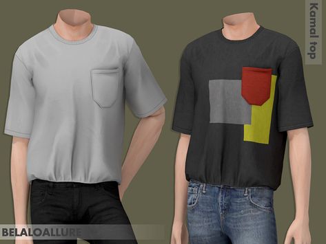 Sims 4 Male, Simple Mini Dress, Ts4 Clothes, Masculine Clothing, Alpha Cc, Mens Crop Top, Male Clothing, Sims 4 Dresses, Sims4 Clothes