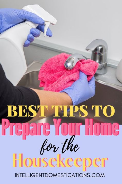 Our Best Tips for Preparing Your Home for the Housekeeper. How do we know? We cleaned houses for nearly 20 years. Questions answered; should you pick up scatter. Why do you have to clean before the house cleaner comes? What to do before the housekeeper comes to clean your home. #housekeeping #cleaninglady #intellid Newborn Tips, Clean Baking Pans, Motherhood Tips, Clean Your House, Better Mom, Weekly Cleaning Schedule, Mommy Tips, Millennial Mom, Cleaning Lady