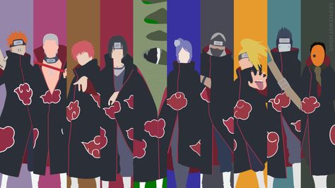 The Akatsuki | Naruto Shippuden | Minimalist by Sephiroth508 Naruto Characters, The Story, Naruto, Wattpad, Anime