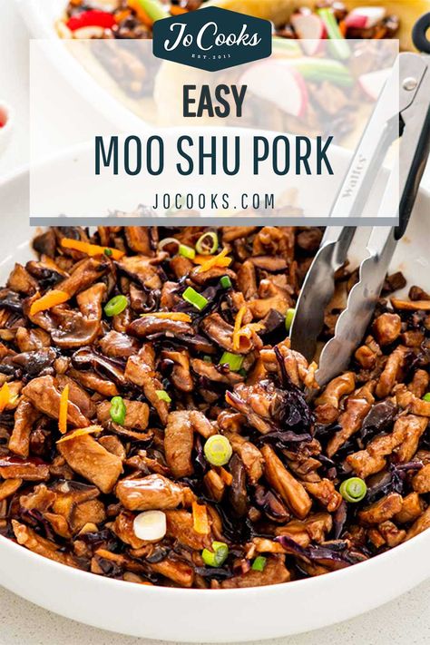 Pork Moo Shu, My Shu Pork, Moo Shoo Pork Recipe, Asian Recipes With Pork, Mushu Pork Recipe, Moo Shu Pork Recipe, Mu Shu Pork Recipe, Japanese Pork Recipes, Moo Shoo Pork