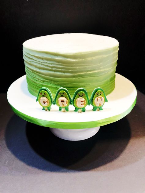 Avocado Theme Cake, Avocado Cake Design, Avocado Cake, 11 Birthday, Birthday Sheet Cakes, Cute Avocado, Kids Cakes, 1st Year, 11th Birthday