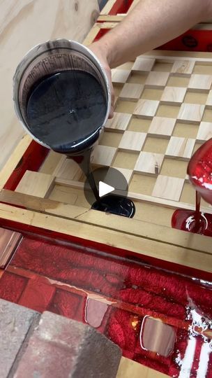 3.3K views · 643 reactions | What Color Should We Do Next?  Epoxy: @promiseepoxy  Wood: @cagspecialtywood  Pigment: @blackdiamondpigments_com   #woodworking #epoxyresin #epoxywoodworking #customwoodwork #art #chessboards #resin #epoxy #epoxyart #promiseepoxy #resinart #epoxytable #mixedmediaart #resinpour #epoxypour #rivertable #chess #satisfying #chessgame #chessboard #chessplayer #chessmoves #chessmaster #chesspiece #chesslover #chessclub #chesslife #satisfyingvideos #satisfyingvideo #satisfyingvid | Southern River Tables | Marc Scibilia · Bittersweet Symphony Chess Board Design, Bittersweet Symphony, Chess Moves, River Tables, Chess Master, Chess Club, Chess Table, Gaming Table, Resin Pour