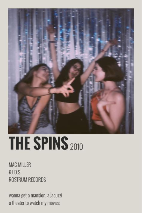 polaroid poster Spins Mac Miller, The Spins Mac Miller, The Spins By Mac Miller, Mac Miller Songs, Vsco Feed, Song Posters, Room Collage, Dorm Stuff, Music Prints