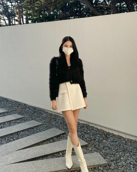 Spring Outfits In Korea, Semi Winter Outfits, Korea Spring Outfit, Japan Outfit Spring, Korea Spring Fashion, Japan Spring Fashion, Baguio Outfit, Spring Outfits Korea, Taiwan Ootd