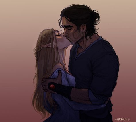 Feyre And Rhysand, A Court Of Wings And Ruin, Sarah J Maas Books, Roses Drawing, A Court Of Mist And Fury, Arte Inspo, Look At The Stars, Crescent City, Throne Of Glass