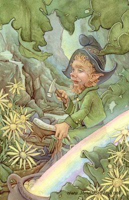 Ancient Hearth: Happy St. Patrick's Day! A Lovely Story by Christine Natale Leprechaun Illustration, Faerie Realm, Irish Things, William Butler Yeats, Irish Folklore, Three Wishes, Irish Mythology, Wee Folk, Irish Countryside