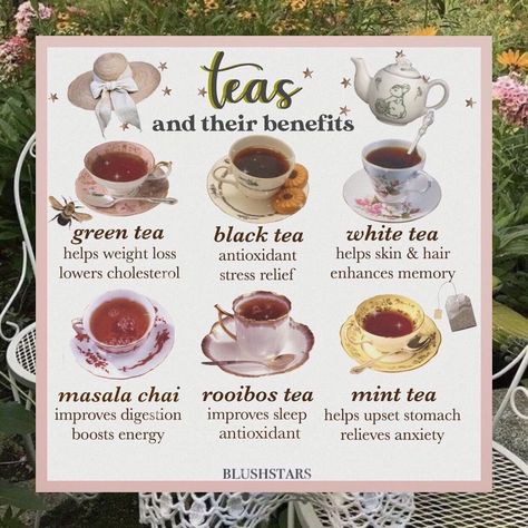 Teas And Their Benefits, Witch Recipes, Kitchen Witch Recipes, Tea Remedies, Tea Drink Recipes, Tweek Y Craig, Rooibos Tea, Herbal Magic, Upset Stomach