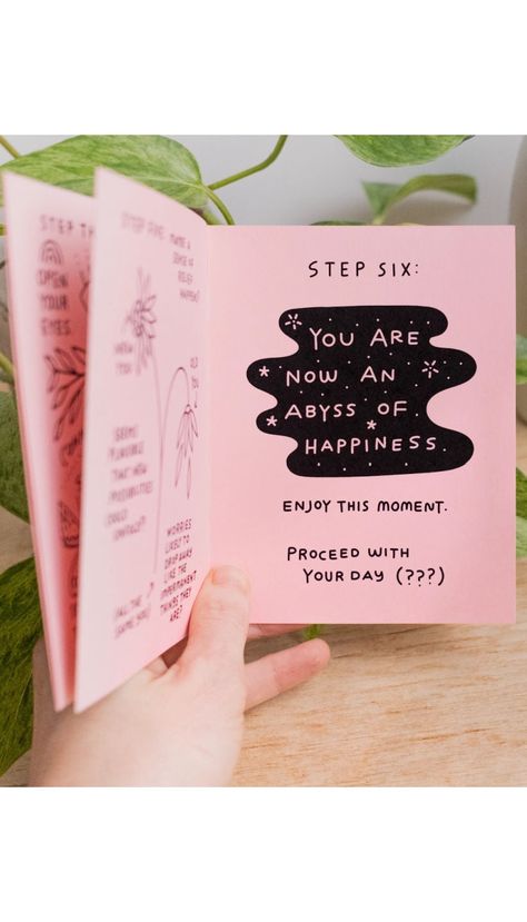 A little booklet about finding happiness (or trying to). Our Happiness zine makes a great gift for others or yourself. 8 pages of hand-drawn lettering and illustration, written and designed with love by Kristen Drozdowski, the owner and designer of Worthwhile Paper. Details: 5.5 x 4.25 inches, folded 100% recycled peachy pink text-weight stock Zines About Love, Zine About Love, Zine Page Layout, Mini Booklet Design, Quotes In Journal, Zine Pages, Love Zine, Journal Design Ideas, Zine Illustration