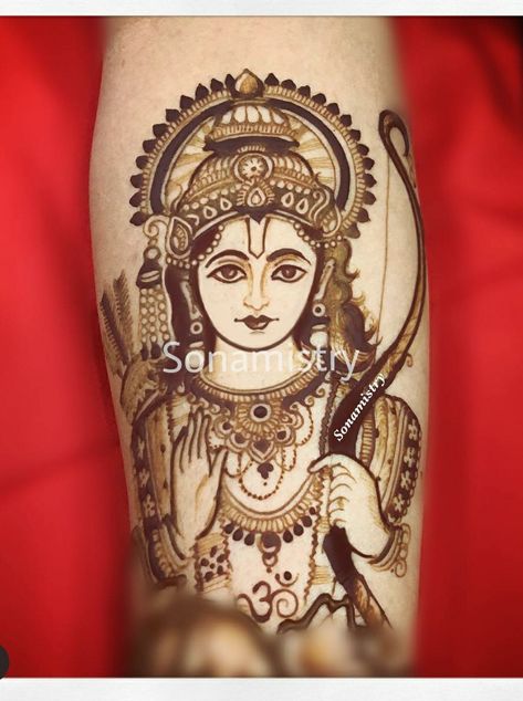 Ram Sita Mehndi Designs, Ram Mehendi Designs, Shri Ram Mehndi Designs, Ram Mehandi Design, God Mehandi Design, Ram Mandir Mehandi Design, Ram Mehndi Designs, Ram Mehndi, Henna Basics