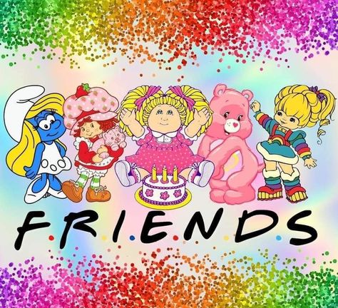 Friends Tumbler, Bff Forever, Cartoon Friends, Diy Art Crafts, Painting Cartoon, Diamond Drawing, 80s Cartoon, Cute Shirt Designs, Childhood Nostalgia