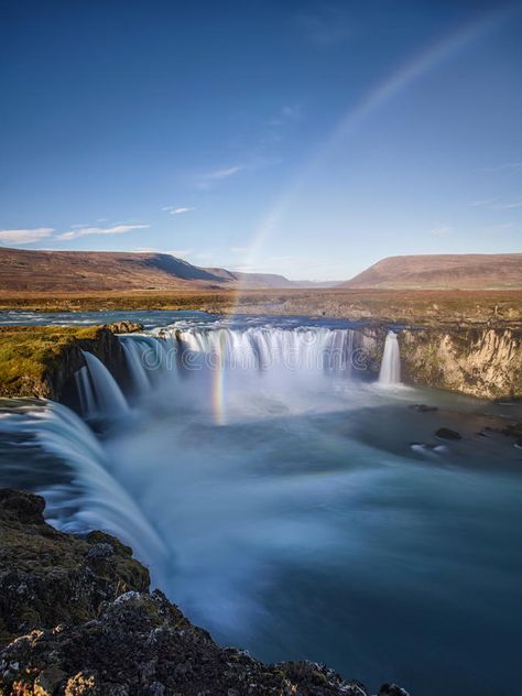 Godafoss. Is a touristmagnet in iceland, but for a very good reason , #Ad, #touristmagnet, #Godafoss, #iceland, #reason, #good #ad Beachy Wallpaper, Long Exposure Photography, Wallpaper For Iphone, Beautiful Places Nature, Beautiful Waterfalls, Patterns In Nature, Iphone Wallpapers, Nature Pictures, Natural Wonders