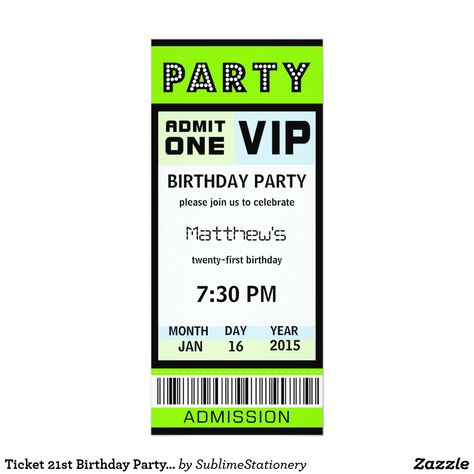 21st Birthday Party Invitations, Billie Eilish Birthday, Twenty First Birthday, Adult Party Themes, 21st Birthday Party, 21st Birthday Invitations, 1st Birthday Party Invitations, Fabulous Birthday, Birthday Party 21