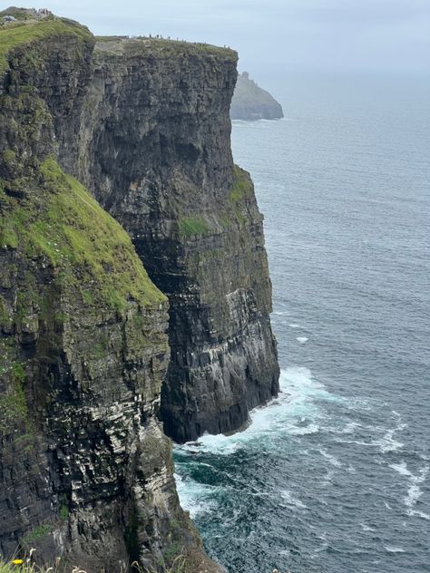 Irish Fisherman Aesthetic, The Guest List Lucy Foley Aesthetic, Irish Folklore Aesthetic, Cliffside Aesthetic, Stormy Island, Ocean Cliffside, Cliffside City, Irish Cliffs, Cliff Drawing