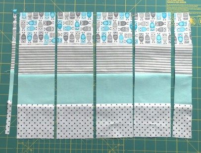 Little Owl Cut Sections Simple Blanket Pattern, 4 Fabric Quilt Pattern, Owl Baby Quilts, Missouri Quilt Tutorials, Baby Boy Quilt Patterns, Baby Quilt Patterns Easy, Kid Quilts, Baby Puffs, Boys Quilt Patterns