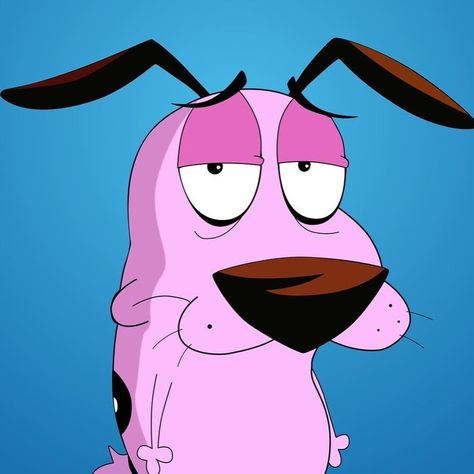 Courage The Cowardly Dog, Cowardly Dog, Wallpapers, Pink, Blue