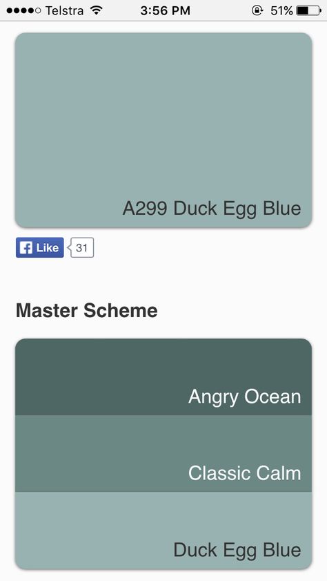 #Dulux Classic Calm/Duck Egg Blue A299                                                                                                                                                                                 More Grey White And Duck Egg Bedroom, Duck Egg Blue And Cream Living Room, Duck Egg Blue Laundry Room, Duck Egg Blue Feature Wall Living Room, Kitchen Duck Egg Blue, Dulux Duck Egg Blue, Duck Egg Color Palette, Duck Egg Colour Palette, Duck Egg Blue Living Room Color Combos