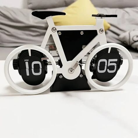 "European Retro Flip Desk Clock - Mechanical Automatic Table Clock" Available in 10 Different colors and styles! SALE 60% OFF #trending #product #trendingpost #clock #sale #Discount #FreeDelivery #unitedstates Retro Flip Clock, Digital Table Clock, Creative Desks, White Bike, Retro Bicycle, Shoe Storage Solutions, Table Clocks, Digital Clocks, Clock Decor