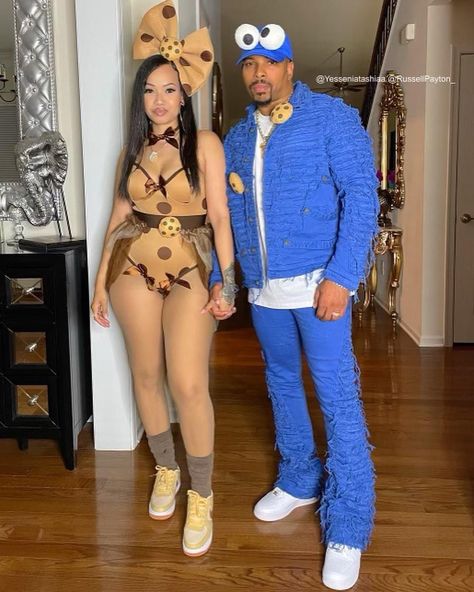 Monster Couple, Hot Halloween, Halloween 23, Me And Bae, Halloween Costumes For Couples, Cookie Monster, Couples Costumes, Monster Cookies, Halloween Costumes