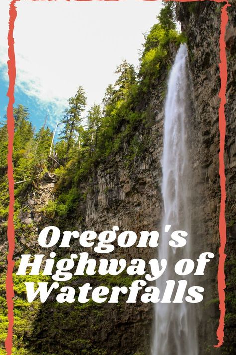 Most people don't know about this gorgeous highway of waterfall heaven in southern Oregon. Not even many of the locals. Highway Of Waterfalls Oregon, Brandon Oregon, Pnw Vacation, Waterfalls In Oregon, Oregon Trip, Oregon State Parks, Oregon Hikes, Oregon Vacation, Beautiful Oregon