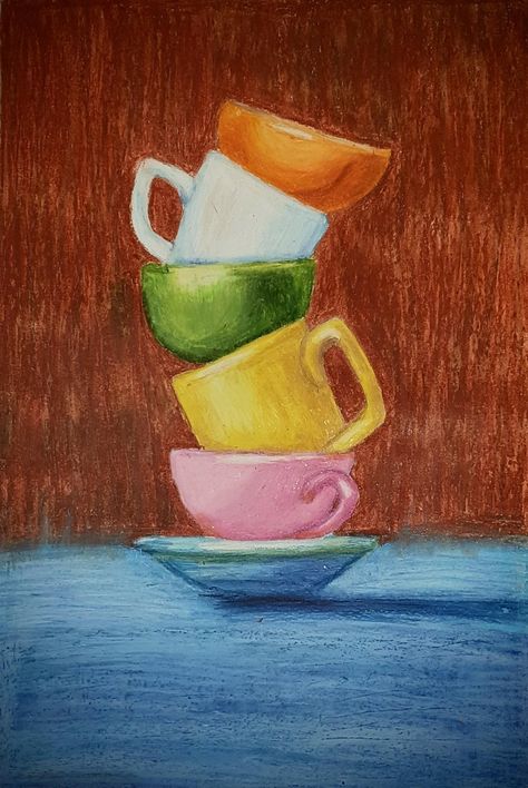 Soft Pastel Art, Pastel Sec, Colour Pencil, Oil Pastel Art, Oil Pastel Drawings, Still Life Drawing, Chalk Pastels, Ap Art, Sketches Easy