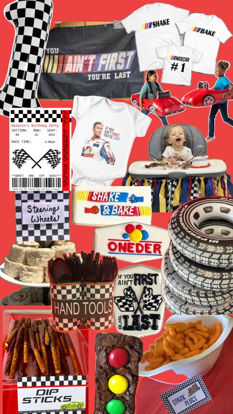 Baby First Birthday Themes, Talladega Nights, Thomas Birthday, One Year Birthday, 1st Birthday Party Themes, 1st Birthday Themes, Birthday Themes For Boys, First Birthday Party Themes, First Birthday Themes