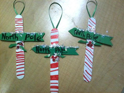 Cute North Pole ornaments! Polar Express Lantern, Polar Express Crafts, Polar Express Christmas Party, Polar Express Theme, Polar Express Party, December Activities, Preschool Christmas Crafts, Christmas Kindergarten, Christmas School