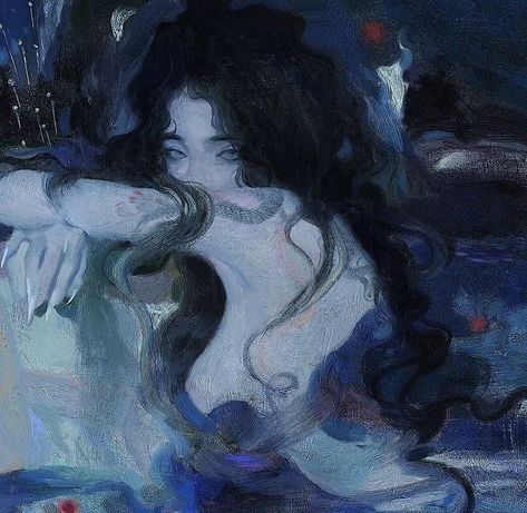 Yizheng Ke, Blue Aesthetic Dark, Piskel Art, Arte Peculiar, Rennaissance Art, Wow Art, Mermaid Art, Ethereal Art, Dreamy Art