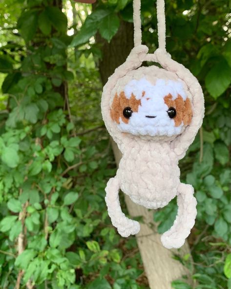 Knitting Plushies, Crocheted Sloth, Crochet Stuffys, Sloth Crochet, Crochet Stuffed Animals, Easy Beginner Crochet Patterns, Crochet Sloth, Plushies Cute, Sloth Plush