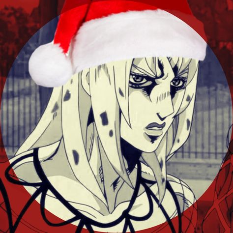 #jjbaChristmas Jojo Christmas, Jojo Pfp, Christmas Theme, Jojo Bizarre, Jojo's Bizarre Adventure, Christmas Themes, Festival, Black And White, Anime