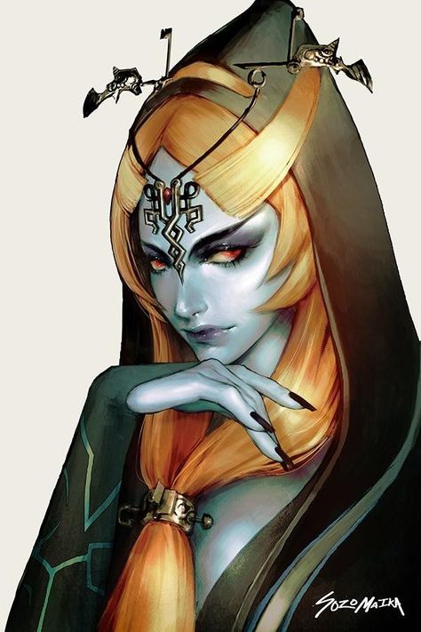 Legend of Zelda Twilight Princess art > Midna - True Form | by SOZOMAIKA on DeviantArt Legend Of Zelda Midna, Twilight Princess Midna, Hyrule Castle, Legend Of Zelda Characters, Zelda Tattoo, Zelda Twilight Princess, Link Zelda, Wind Waker, Zelda Art