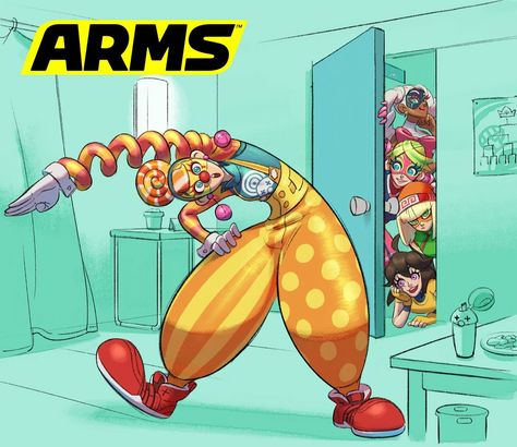 ARMS official Lola Pop art Arms Video Game, Arms Nintendo, Bigger Arms, Arm Art, Images Kawaii, Kid Cobra, Nintendo Characters, Love Games, Nintendo Art