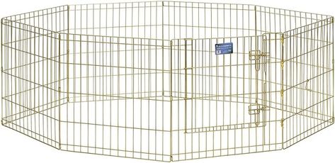 Amazon.com : MidWest Homes for Pets Foldable Metal Dog Exercise Pen / Pet Playpen, Gold zinc w/ door, 24'W x 24'H : Pet Playpens : Pet Supplies Dog Play Pen, Pet Playpens, Play Pen, Pet Playpen, Dog Pen, Dog Exercise, Rat Terriers, Terrier Puppy, Black Lab