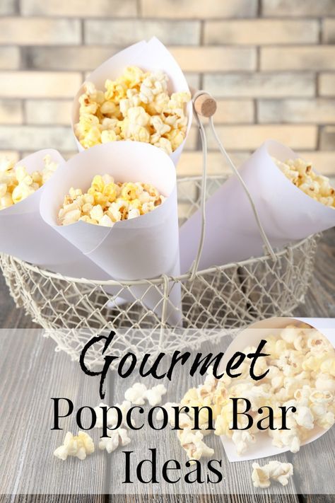 Popcorn Serving Ideas, Pijamas Party Ideas, Popcorn Bar Ideas, Gourmet Popcorn Bar, Popcorn Flavors, Prayer Stations, Super Hero Birthday, Serving Ideas, Sweet 16 Themes