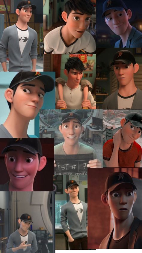 Tadashi Hamada Fanart, Big Hero 6 Tadashi, Tadashi Hamada, Oliver Wood, Baymax, Hero 6, Big Hero 6, Big Hero, Funny Anime Pics