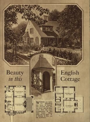 A book of artistic homes shown in rotogravure: illustrating the work of many of the most prominent small house architects in America : Building Age and National Builder : Free Download, Borrow, and Streaming : Internet Archive Bright House, Vintage Floor Plans, Cottage Floor Plans, Vintage House Plans, Small House Floor Plans, Lots Of Windows, Casa Vintage, Layout Architecture, Artistic Home