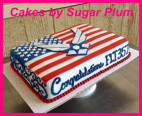 Airforce Party, Air Force Cake, Army Promotion, Promotion Cake, Sheet Cake Ideas, Air Force Graduation, Marine Cake, Welcome Home Cakes, Deployment Party