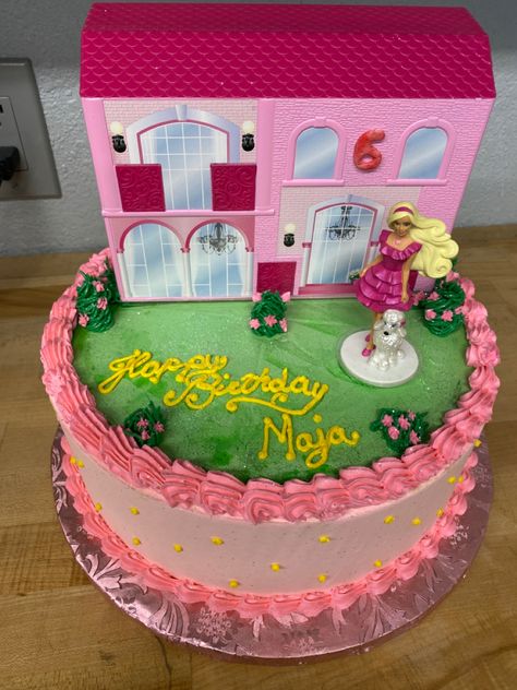 Barbie Dream Together Cake, Barbie Dream House Cake, Dream Together, Candy Lady, Barbie Birthday Cake, Dream Birthday, House Cake, Barbie Cake, Barbie Birthday