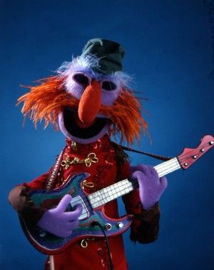 Floyd Pepper is the bass player for the Electric Mayhem Floyd Pepper, The Electric Mayhem, Mayhem Band, Dr Teeth, Electric Mayhem, The Puppet, The Muppet Show, Bass Player, Electric Guitar