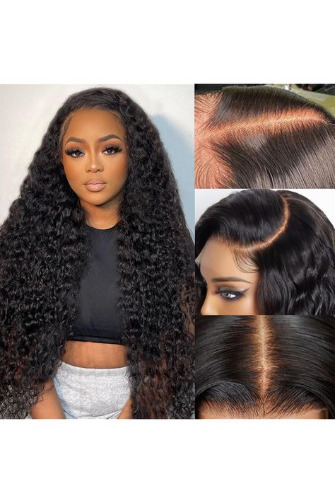 30 Inch Deep Wave Lace Front Wigs Human Hair 200 Density 6X6 HD Transparent Deep Curly Lace Frontal Wigs Human Hair for Black Women Wet and Wavy Glueless Wigs Human Hair Pre Plucked with Baby Hair Deep Wave Lace Front Wigs, Curly Lace Frontal, Lace Frontal Wigs, Glueless Wigs, Lace Front Wigs Human Hair, Deep Curly, Wigs Human Hair, Deep Wave, Womens Wigs