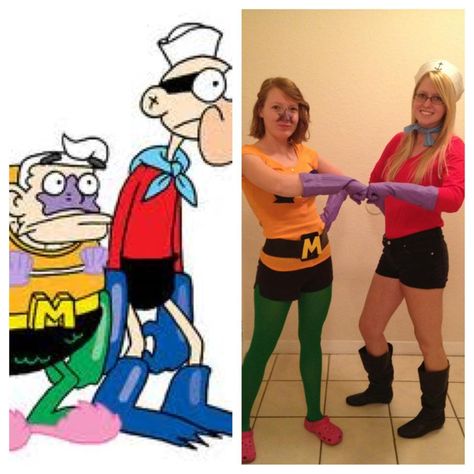 Halloween costume for best friends, this would be the best!!! Merman Costume Spongebob, Merman And Barnacle Boy, Halloween Costume Ideas For Best Friends, Costume Ideas For Best Friends, Twins Outfit, Barnacle Boy, Best Friend Costumes, Ideas For Best Friends, Friend Costumes