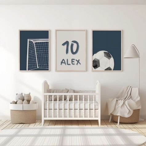 Soccer Custom Wall Art, Soccer Poster, Soccer Prints, Navy Boys Room Decor, Football Prints, Soccer Jersey Poster, Jersey Name and Number Elbette, işte yan yana yazılmış olarak: #FootballArt #PrintableWallArt #FootballPrints #SportsDecor #FootballFanArt #SoccerWallArt #FootballDecor #SportsWallArt #FootballLovers #SoccerArt #FootballDesign #WallArtPrints #PrintableArt #FootballPosters #SportsPrintables #FootballIllustration #FootballFanatics Soccer Nursery Baby Boy, Navy Boys Room, Soccer Kids Room, Soccer Nursery, Soccer Bedroom Decor, Soccer Prints, Baby Boy Soccer, Soccer Bedroom, Kids Room Design Boys