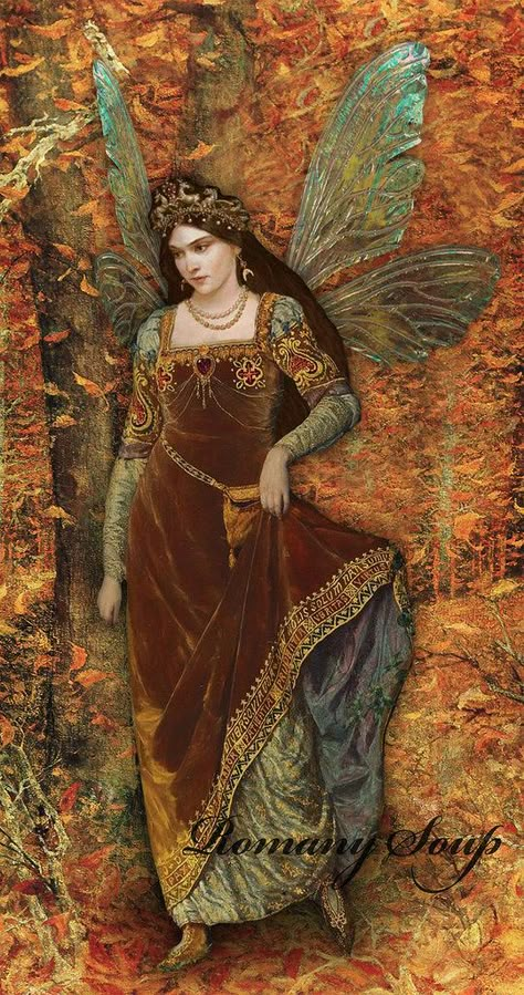 Soup Art, Faery Art, Pre Raphaelite Art, Frida Art, Soyut Sanat Tabloları, Fairytale Illustration, Pretty Princess, Pre Raphaelite, Fairies Elves