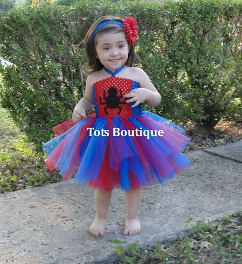 little girls spiderman birthday party | So easy to make Spiderman tutu Spider Princess, Crochet Bodice, Cheap Halloween Costumes, Easy Diy Costumes, Spiderman Birthday Party, Spiderman Party, Girls Tutu Dresses, Cheap Halloween, Spider Girl